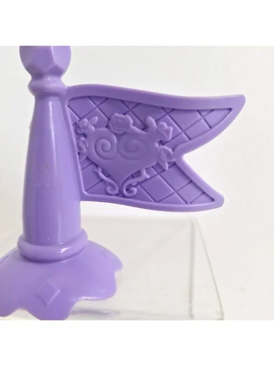 Little People Princess Garden Tea Party Plastic Purple Replacement Flag - Picture 2 of 5